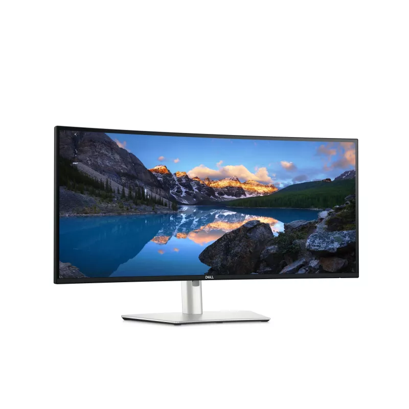 DELL UltraSharp U3425WE kompiuterio monitorius 86,7 cm (34,1 colio) 3440 x 1440 pikselių Wide Quad HD LCD juodas, sidabrinis