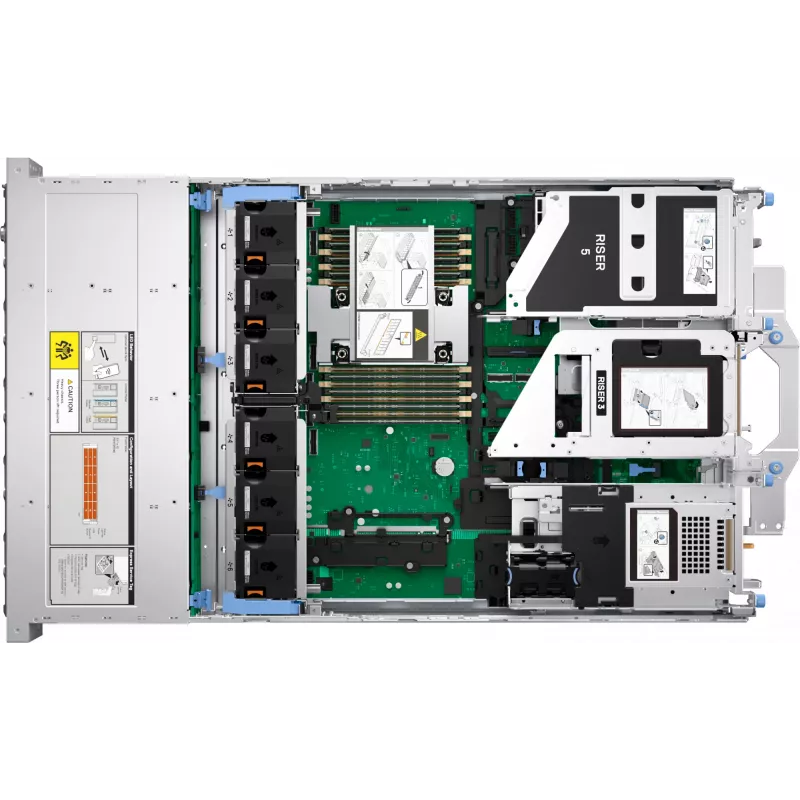 DELL R570 serveris 960 GB Stovo (2U) Intel Xeon 6 6507P 3.5 GHz 32 GB DDR5-SDRAM 1100 W