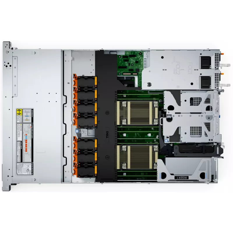 DELL PowerEdge R660XS serveris 480 GB Rack (1U) Intel Xeon Sidabrinė 4510 2.4 GHz 32 GB DDR5-SDRAM 1100 W