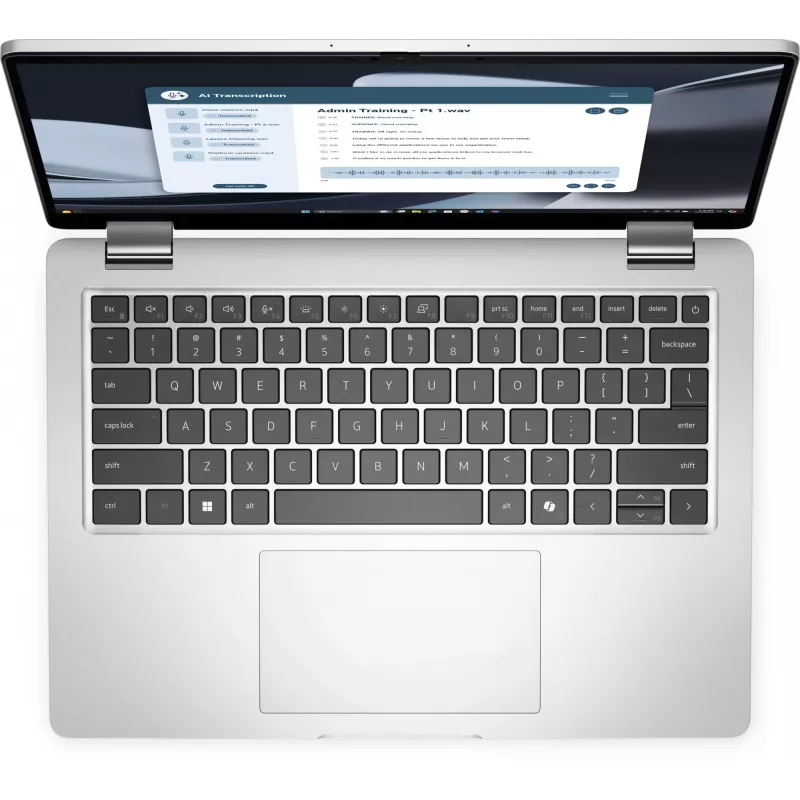 DELL Pro 14 Plus PB14255 AMD Ryzen™ 5 PRO PRO 230 nešiojamasis kompiuteris 35.6 cm (14 colių) Full HD+ 16 GB LPDDR5x-SDRAM 512 GB SSD Wi-Fi 7 (802.11be) Windows 11 Pro vokiška aliuminis
