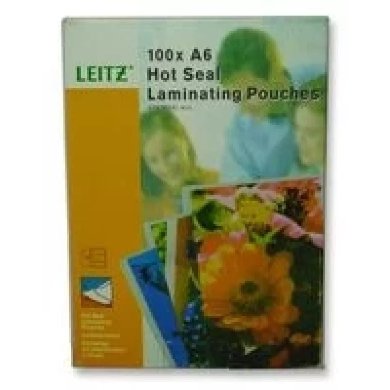 Leitz iLAM Premium blizgios A6 laminavimo plėvelės, 125 mikronai, pakuotėje 100 vnt.