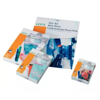 Leitz iLAM Premium Glossy A4 laminavimo maišeliai, 125 mikronai, pakuotėje 25 vnt.