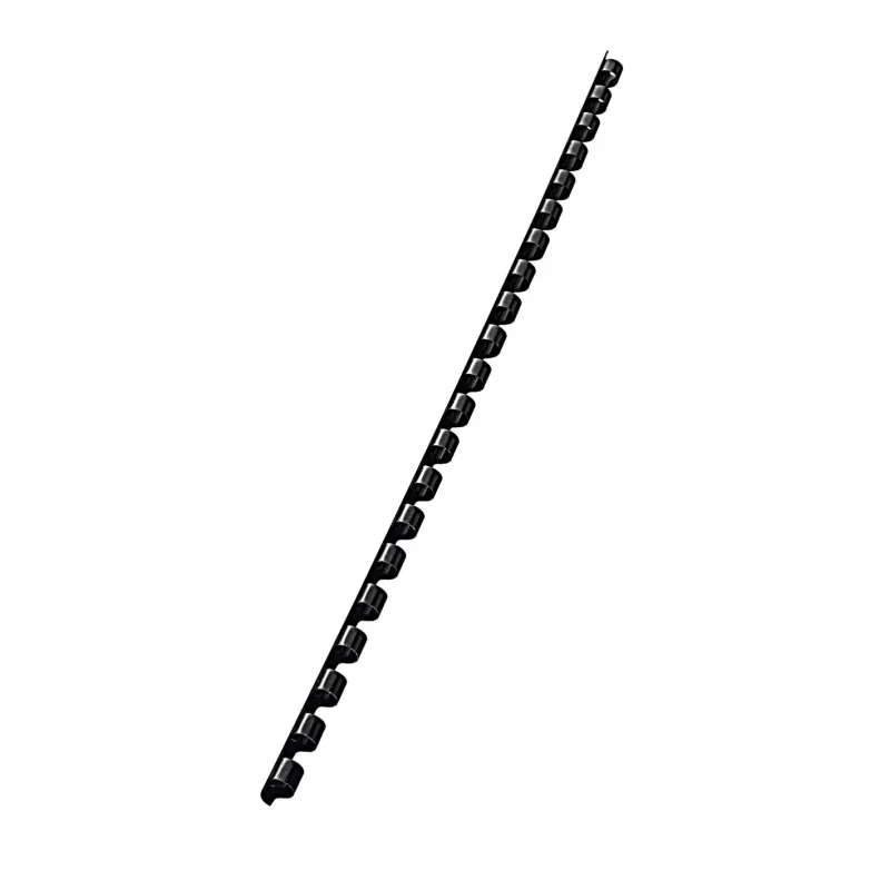 Leitz Spines Plastic 6 mm comBIND, Juoda, 25 sheets, Plastic, A4, 6 mm, 6 mm