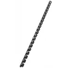 Leitz Spines Plastic 8 mm comBIND, juoda, 45 lapai, PVC, A4, 8 mm, 8 mm