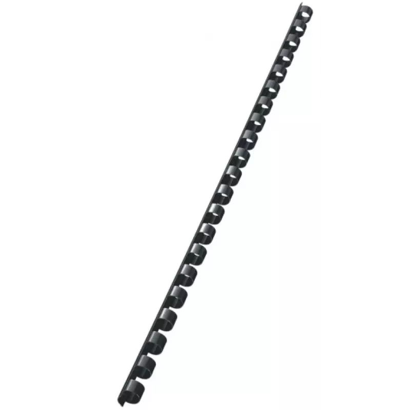 Leitz Spines Plastic 8 mm comBIND, juoda, 45 lapai, PVC, A4, 8 mm, 8 mm
