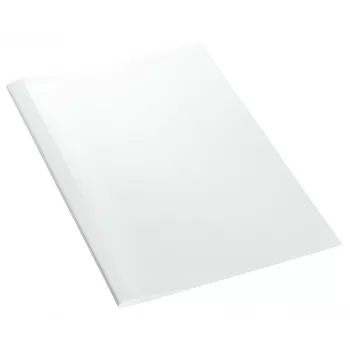 Leitz Binding Covers Thermal Linen 3mm, A4, kartonas, permatomas, baltas, 30 lapų, 240 g/m², 80 g/m²