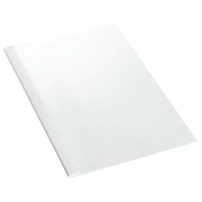 Leitz Binding Covers Thermal Linen 3mm, A4, kartonas, permatomas, baltas, 30 lapų, 240 g/m², 80 g/m²