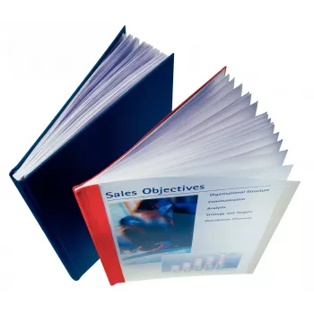 Leitz Binding Covers Thermal Linen 3mm, A4, kartonas, permatomas, baltas, 30 lapų, 240 g/m², 80 g/m²
