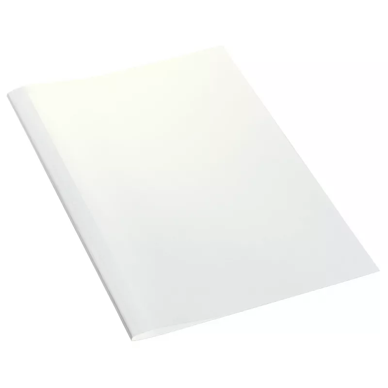 Leitz Binding Covers Thermal Standard 8mm, A4, Cardboard, Polyvinyl chloride (PVC), White, 80 sheets, 240 g/m², 8 mm