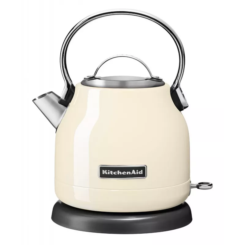 KitchenAid 5KEK1222EAC elektrinis virdulys 1,25 L 2200 W Juoda, Kreminė, Nerūdijantis plienas