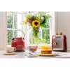 KitchenAid 5KEK1222EER elektrinis virdulys 1,25 L 2200 W Juoda, Raudona, Nerūdijantis plienas