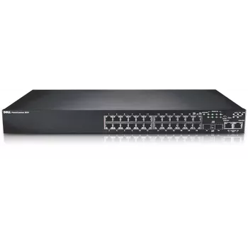 DELL PowerConnect 3524 valdomas L2 Fast Ethernet (10/100) 1U juodas