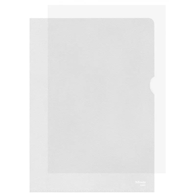 Esselte aplankas 120 my A4, A4, polivinilchloridas (PVC), permatomas, 220 mm, 307 mm, 1 mm