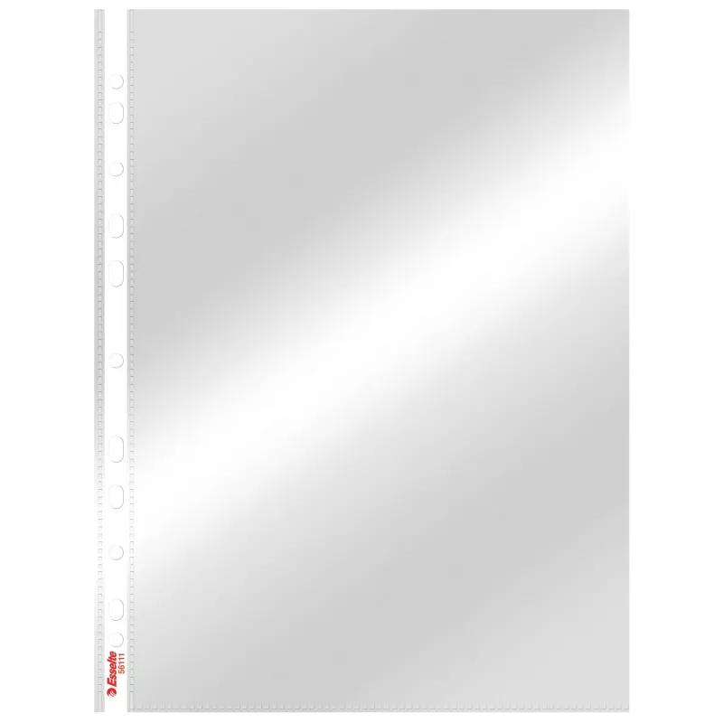 Esselte Pocket 75my A4, 210 x 297 mm (A4), Skaidrus, Polipropilenas (PP), Vertikalus, Viršus, 0,075 mm