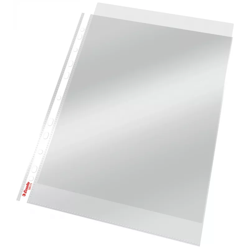 Esselte Pocket 75my A4, 210 x 297 mm (A4), Skaidrus, Polipropilenas (PP), Vertikalus, Viršus, 0,075 mm