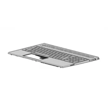 HP L24752-BG1 nešiojamojo kompiuterio dalis – korpuso pagrindas + klaviatūra