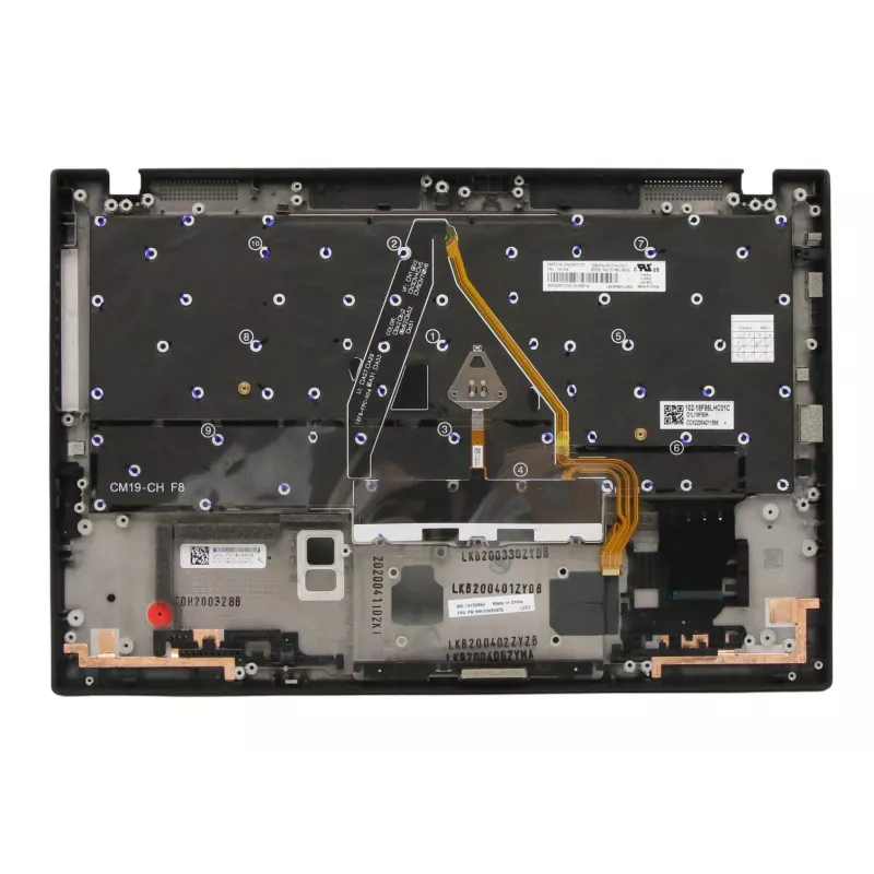 Lenovo 5M10W85887 nešiojamojo kompiuterio dalis Dangtis + klaviatūra