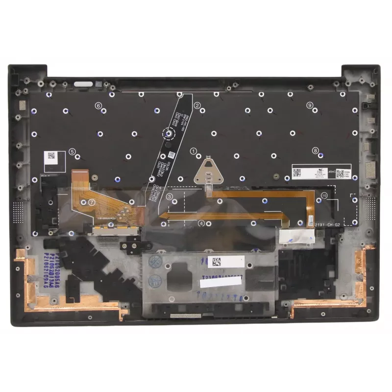 Lenovo 5M11C53276 nešiojamojo kompiuterio atsarginė dalis Dangtis + klaviatūra