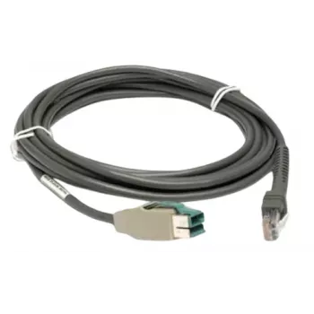 Zebra CBA-U35-S15ZBR brūkšninių kodų skaitytuvo priedas USB kabelis