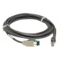 Zebra CBA-U35-S15ZBR brūkšninių kodų skaitytuvo priedas USB kabelis