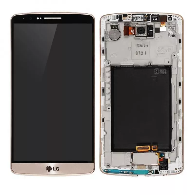 CoreParts MSPP71782 mobiliojo telefono atsarginė dalis Ekranas Auksinis