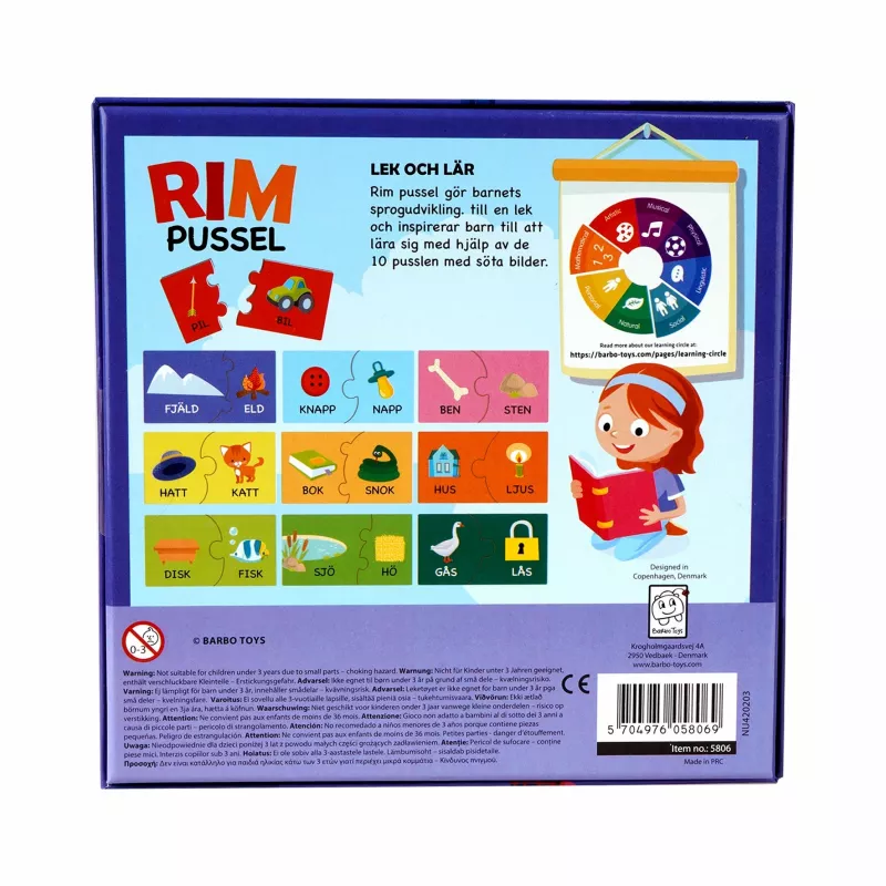 Barbo Toys Puzzle Pedagogue stalo žaidimas