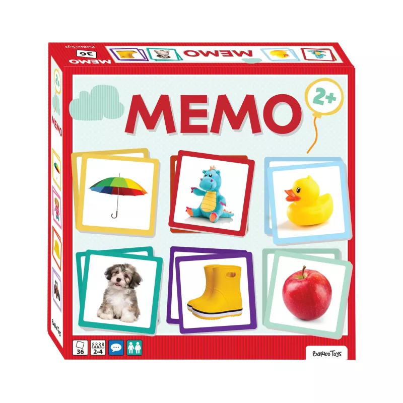 Barbo Toys My First Memo My First Memo - Real Pictures kortų žaidimas Atmintis
