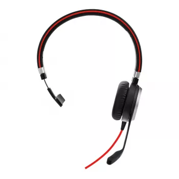 Jabra Evolve 40 MS, Mono, USB-C, laidinis, biurui/skambučių centrui, 20–20000 Hz, 142,5 g, ausinės, juodos