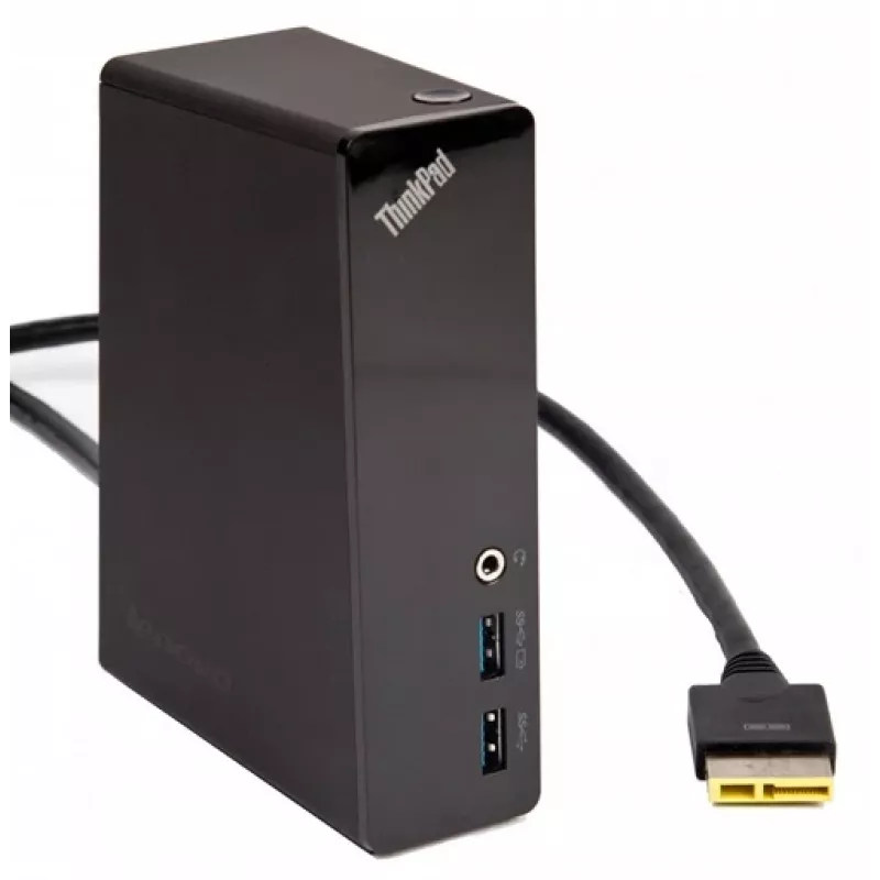 Lenovo 03X7138 nešiojamojo kompiuterio dokas / prievado replikatorius, laidinis, OneLink, juodas