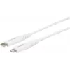 eSTUFF ES602101 lightning laidas 1 m Baltas