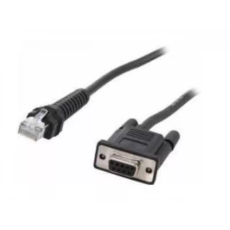 Zebra CBA-RF5-S07ZAR nuoseklusis laidas juodas 0,82296 m DB-9 RJ-45