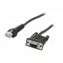 Zebra CBA-RF5-S07ZAR nuoseklusis laidas juodas 0,82296 m DB-9 RJ-45
