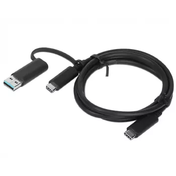 Lenovo 03X7470 USB laidas 1 m USB A/USB C USB C juodas