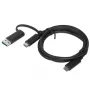Lenovo 03X7470 USB laidas 1 m USB A/USB C USB C juodas
