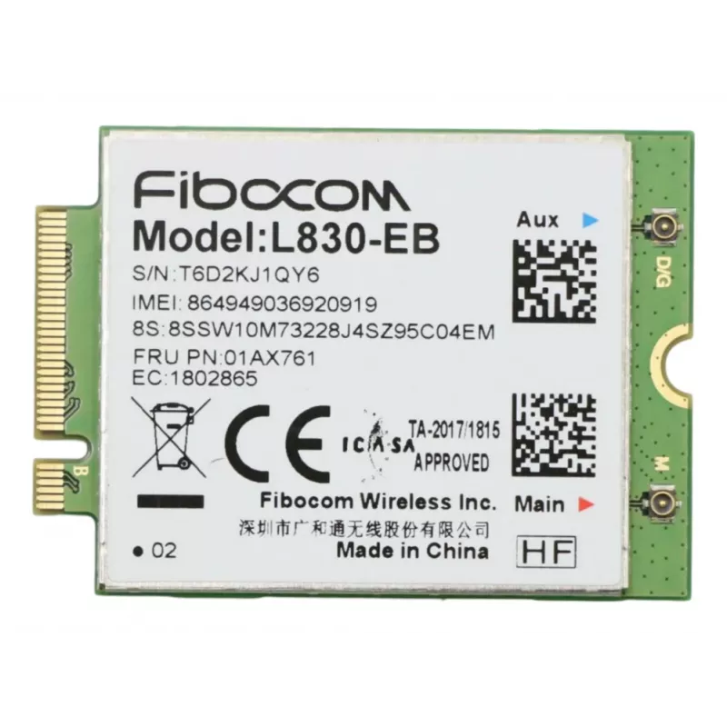 „Lenovo 01AX761“ nešiojamojo kompiuterio atsarginė dalis – WWAN plokštė