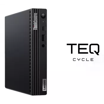 Teqcycle Lenovo Thinkcentre M70Q Intel® Core™ i5 i5-10400T 16 GB DDR4-SDRAM 256 GB SSD Windows 11 Pro Mini kompiuteris juodas