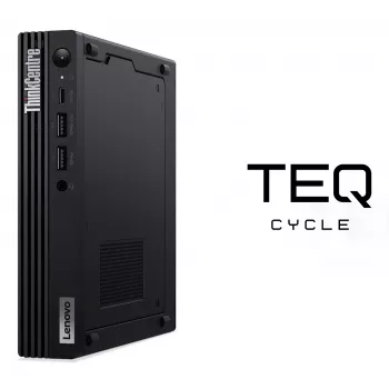 Teqcycle Lenovo ThinkCentre M80q Intel® Core™ i5 i5-10500T 16 GB DDR4-SDRAM 256 GB SSD Windows 11 Pro Mini PC juoda