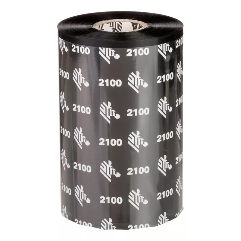 Termotransferinis vaškinis kaspinas Zebra 1 Roll TT Ribbon 110 mm 450 m 12/dėžė
