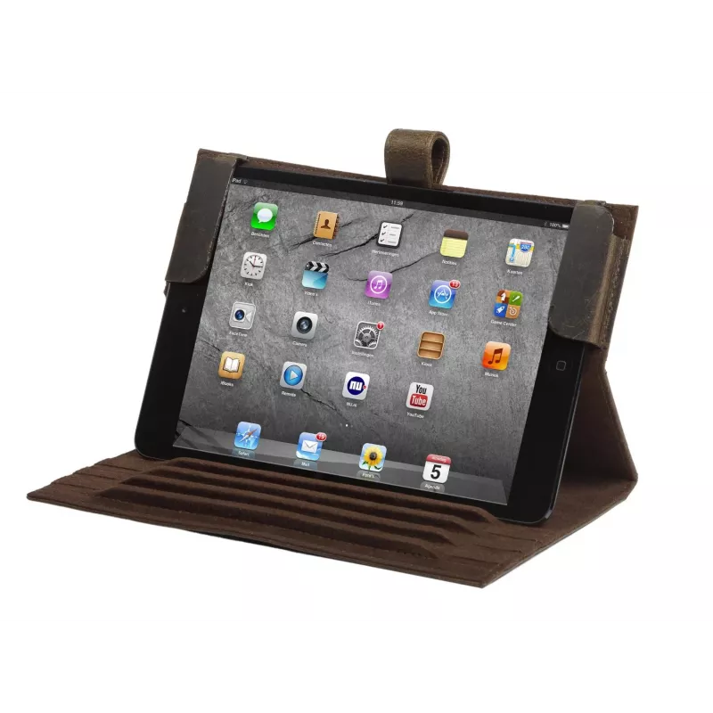 Planšetinio kompiuterio dėklas Bramante FCIMHD000273 Folio, skirtas iPad Mini, odinis, stovo režimas, 7.9 col. (20.1 cm), juodas