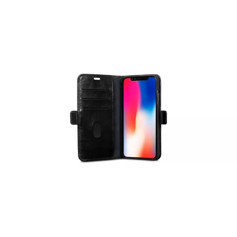 Folio tipo dėklas dbramante1928 iPhone Xs Max juodas stalinis stovas