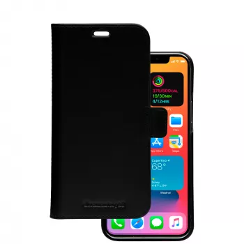 Dėklas-piniginė dbramante1928 Lynge iPhone 12 Pro Max 6,7 colio juodas
