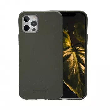 Dėklas dbramante1928 Grenen iPhone 12 Pro Max 6.7 colio tamsiai alyvuogių žalios spalvos
