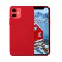 dbramante1928 Greenland odinis dėklas, skirtas iPhone 12 mini — Raudonas, tinka 5,4 colio