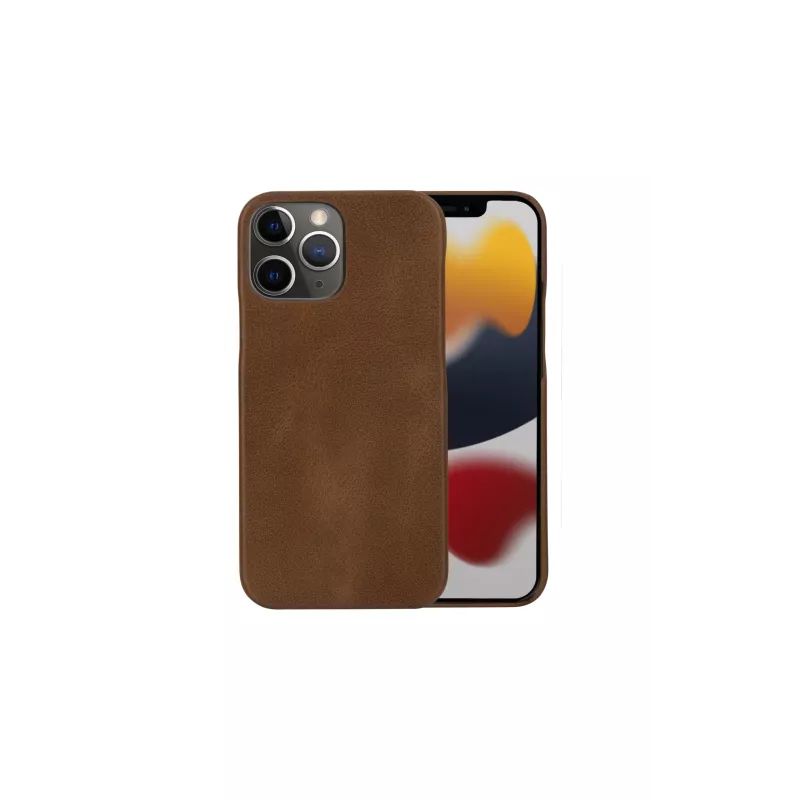 Wallet case dbramante1928 Lynge, skirtas iPhone 13 Pro Max — įdegio spalvos, 3 kortelių kišenės, 6,7 colio ekranas