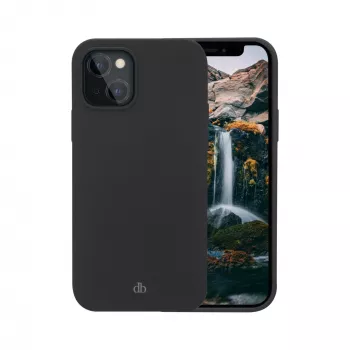 Telefono dėklas dbramante1928 Monaco, skirtas iPhone 13 mini 5.4 colių — Night Juoda, perdirbtas plastikas