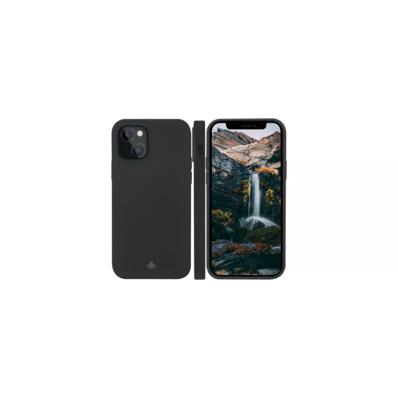 Telefono dėklas dbramante1928 Monaco, skirtas iPhone 13 mini 5.4 colių — Night Juoda, perdirbtas plastikas
