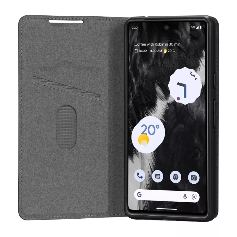 dbramante1928 Oslo - Google Pixel 7a - Juoda, Folio, Google, Pixel 7a, 15.5 cm (6.1 inch), Juoda