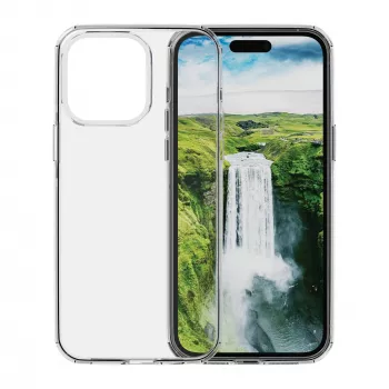 Apsauginis dėklas dbramante1928 Iceland Ultra D3O, skirtas iPhone 15 Pro — permatomas, skaidrus korpusas
