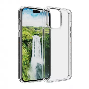 Apsauginis dėklas dbramante1928 Iceland Ultra D3O, skirtas iPhone 15 Pro — permatomas, skaidrus korpusas
