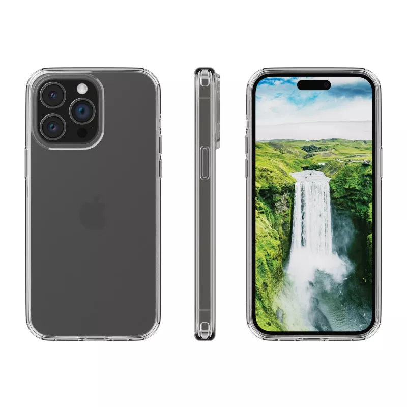 Apsauginis dėklas dbramante1928 Iceland Ultra D3O, skirtas iPhone 15 Pro — permatomas, skaidrus korpusas